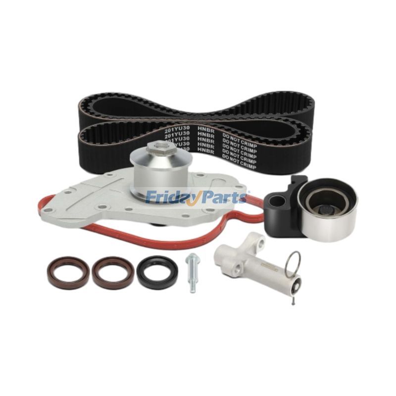 Engine Timing Belt Kit with Water Pump TCKWP295B for Dodge Avenger Challenger Charger Magnum Grand Caravan 2005-2010