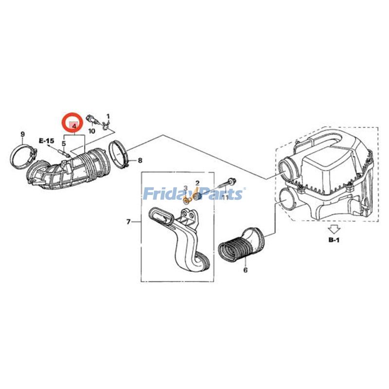  Air Intake Hose For Honda