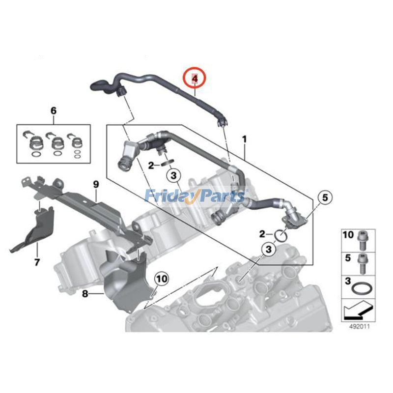 Crankcase Breather Hose in Stock in China