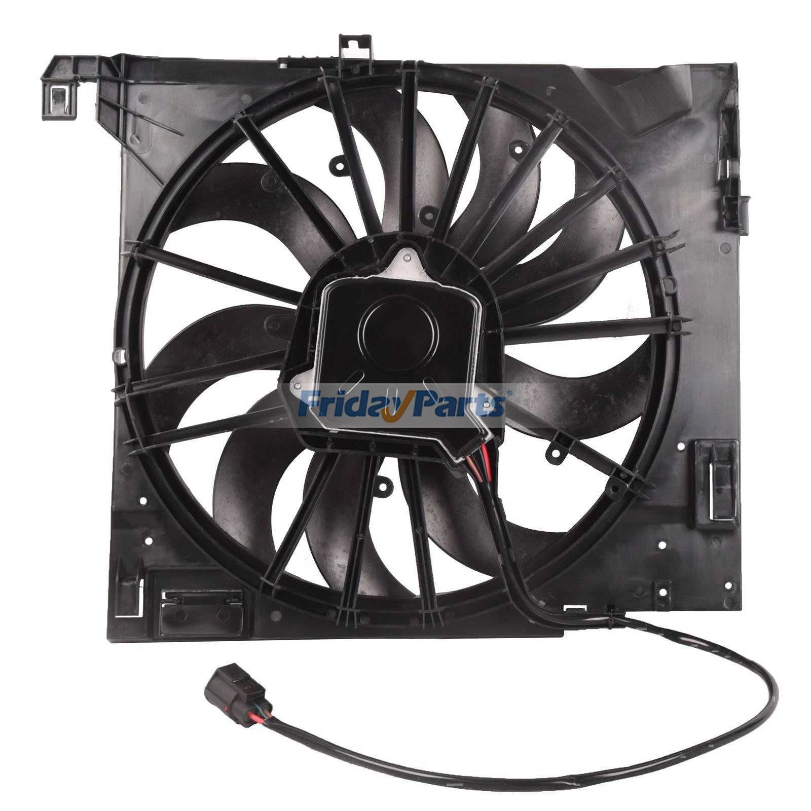 Engine Radiator Cooling Fan C2D38737 for Jaguar XF XJ XJR XJR575 XKR XKR-S 2010-2019
