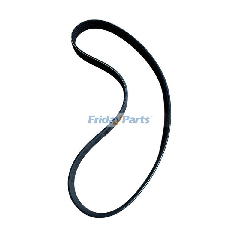EPDM Polyester Thread V-Ribbed Belt 4281051M2 for Perkins Engine 1106D Massey Ferguson Tractor 5465 5475 6465 6480 7475