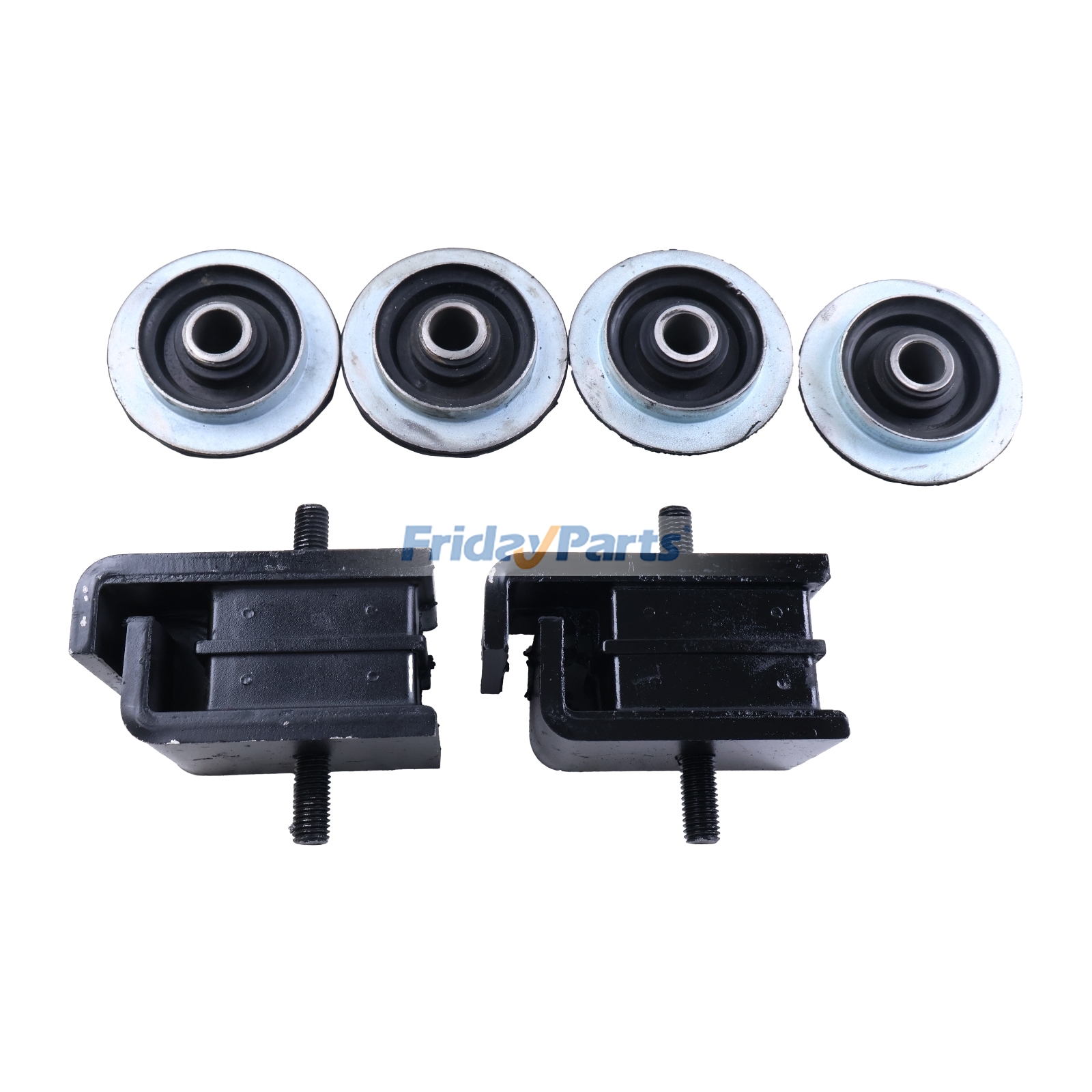 Pieds de coussin en caoutchouc pour support de moteur d'excavatrice Hitachi EX120-5pourPour HITACHI