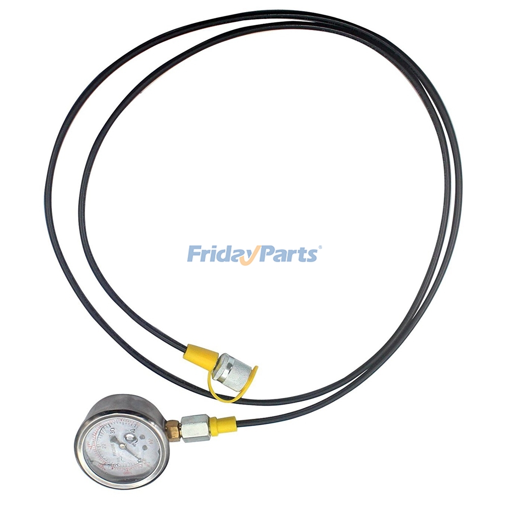 Common Hydraulic Pressure Testing Kit Hydraulic Pressure Gauge Kit Diagnostic Tool compatible with Excavator