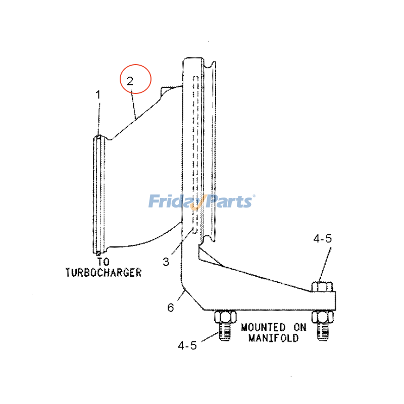 FridayParts Abgaskupplung
