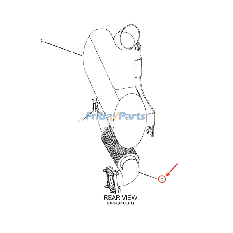 Exhaust Elbow for Engine,Loader