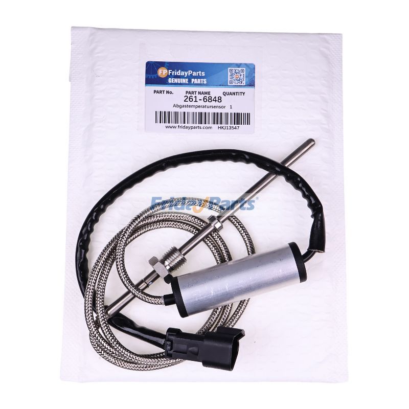 Exhaust Gas Temperature Sensor 261-6848 for Caterpillar CAT Engine 3516B 3512B Loader 992G 992K 994 994H