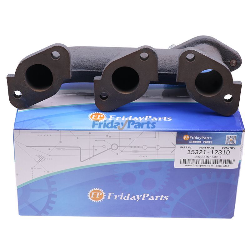 Exhaust Manifold 15321-12310 for Kubota Tractor L235 L245DT L245F L245H L275 L295DT L295F L305DT L305F