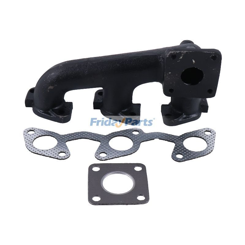 Exhaust Manifold 15371-12370 With Gasket for Kubota Engine D1402B Tractor L2002 L2402 L1802 L175 L185 L1500DT New Holland Loader L454 L455