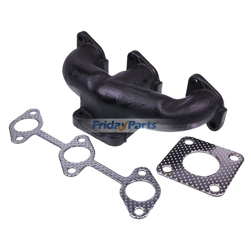 Colector de escape 25-33006-00 con juntas 29-70140-00 25-33020-00 para motor Kubota D1105 Carrier CT3.69 CT3-69-TV de FridayParts