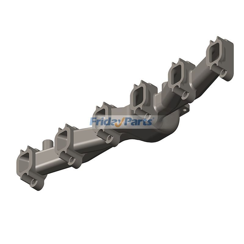 Coletor de escape 3929779 para Cummins Engine L8.9 Trator branco 6215 8510 8610 8710 8810 FridayParts