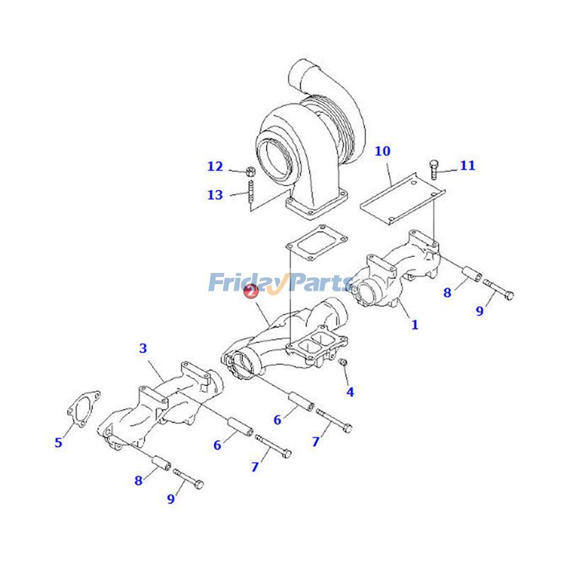 Exhaust Manifold for Engine,Excavator