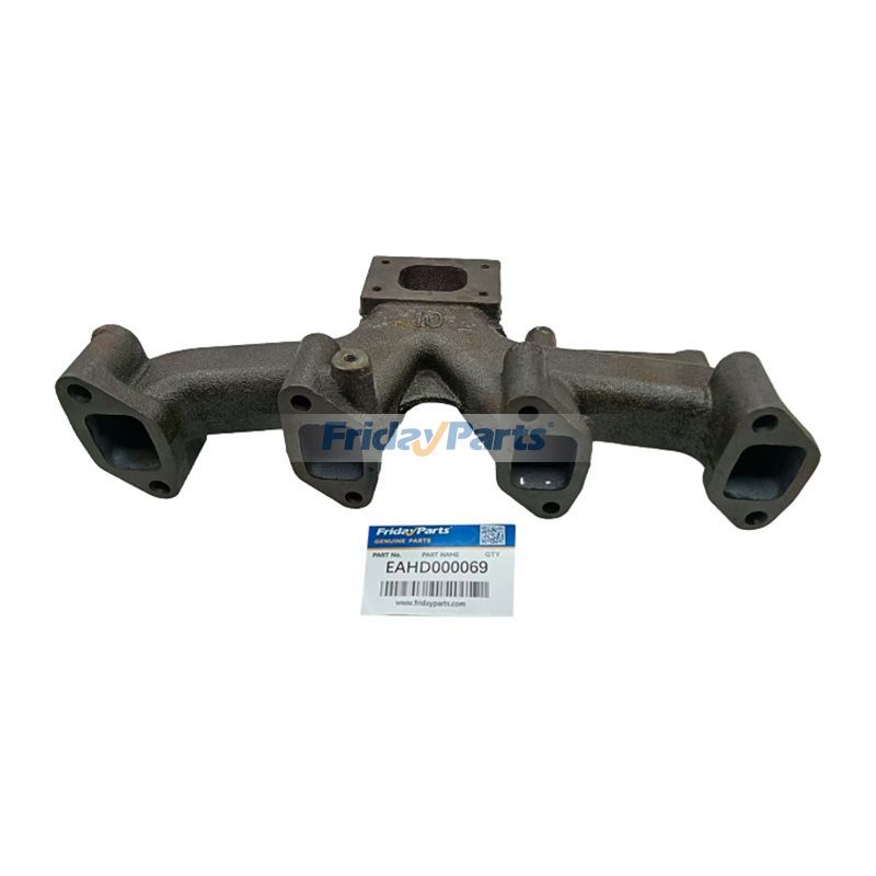 Exhaust Manifold 8943660210 for Isuzu Engine 4BG1 John Deere Excavator 180 135C EX120-5 ZAXIS120 4BG1TCG08