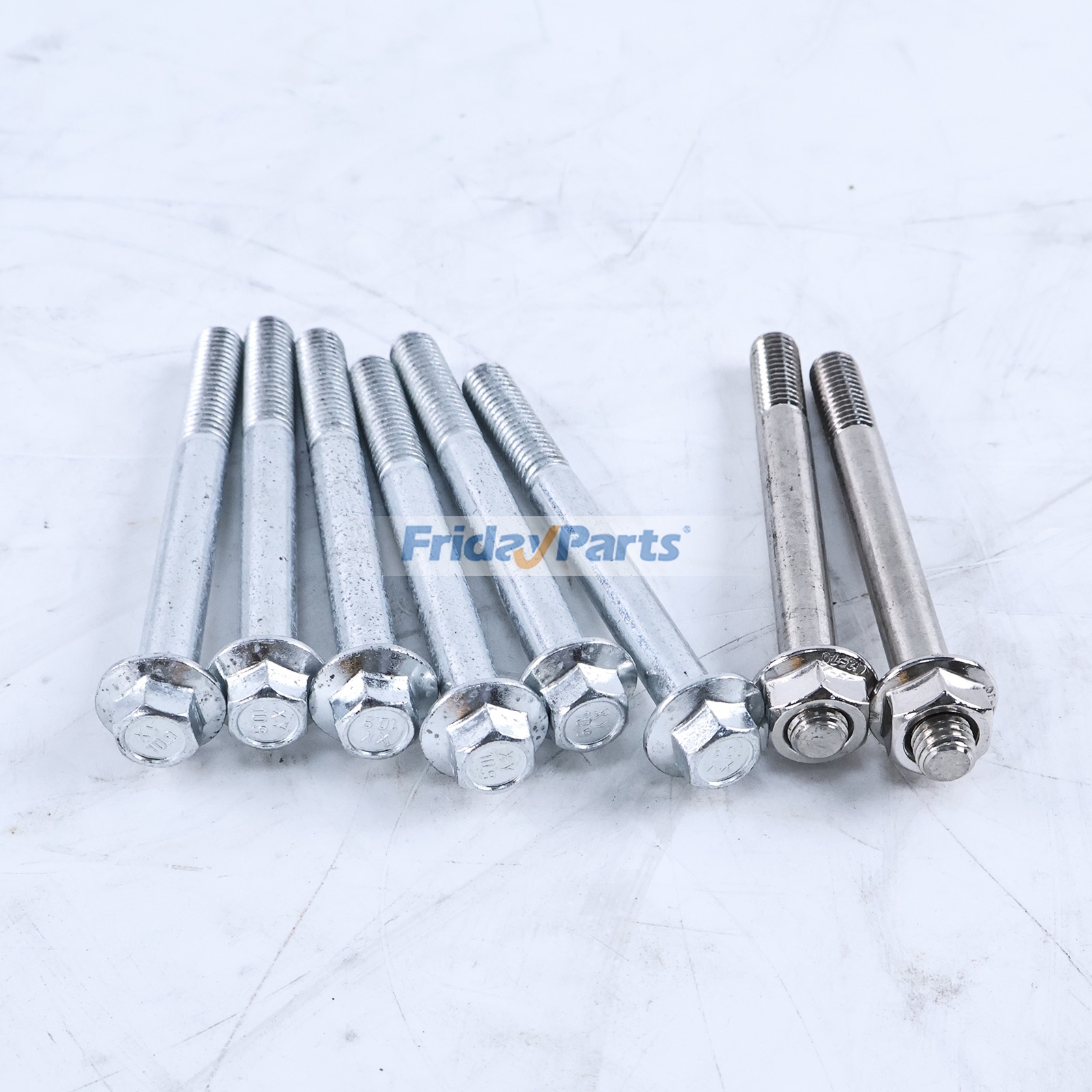 Kit de parafusos do coletor de escape 194990-22050 26106-080402 26216-080402 para motor Yanmar 4TNE84 4TNE88 FridayParts