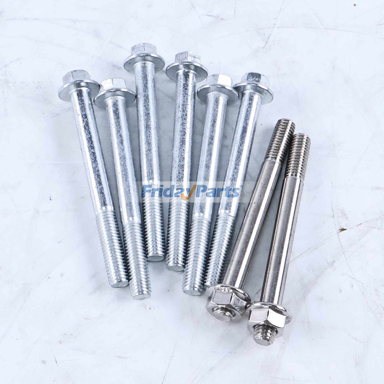 Exhaust Manifold Bolt Kit YM194990-22050 YM26106-080402 YM26216-080402 for Komatsu Engine 3D84E 4D88