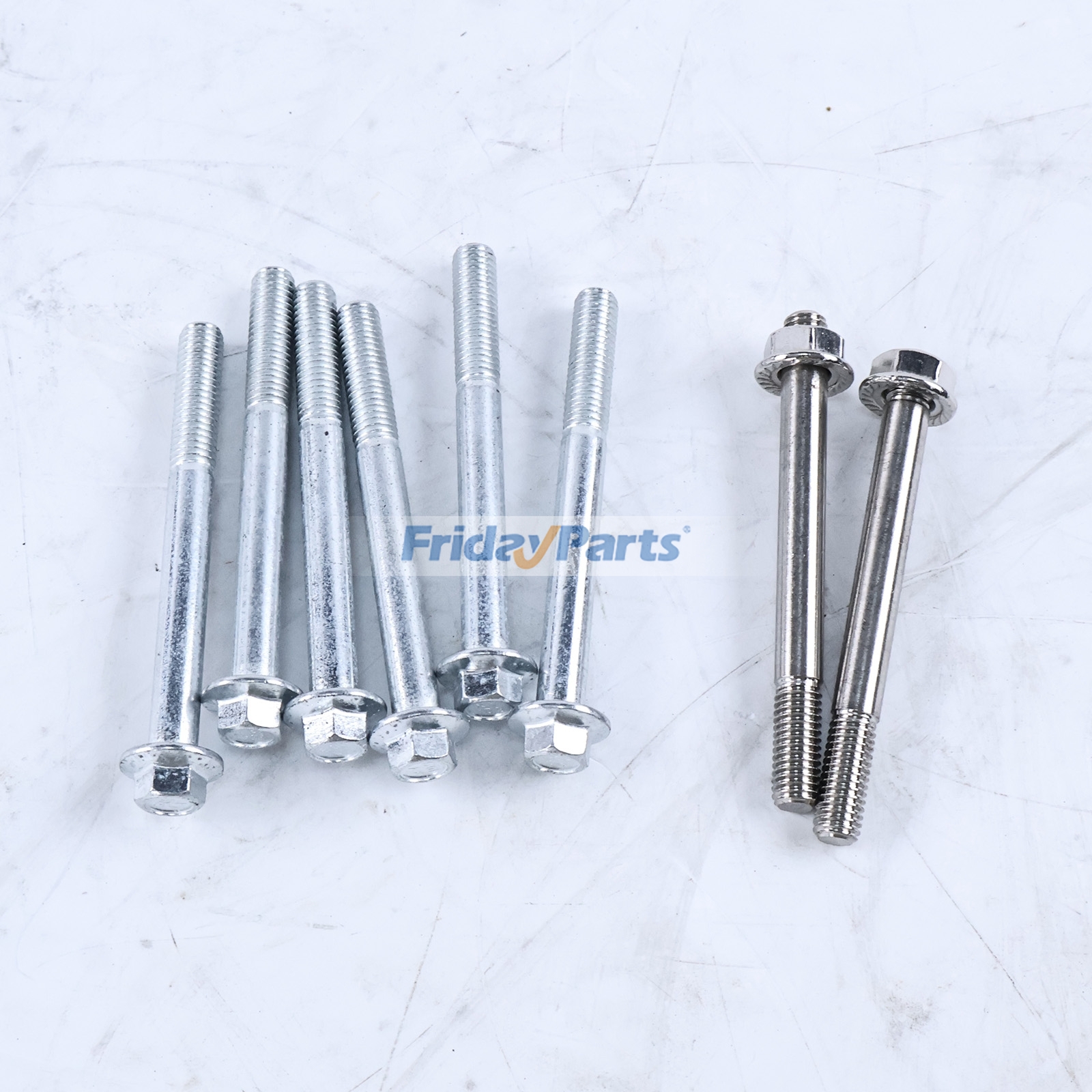 Exhaust Manifold Bolt Kit compatible with Engine,Excavator