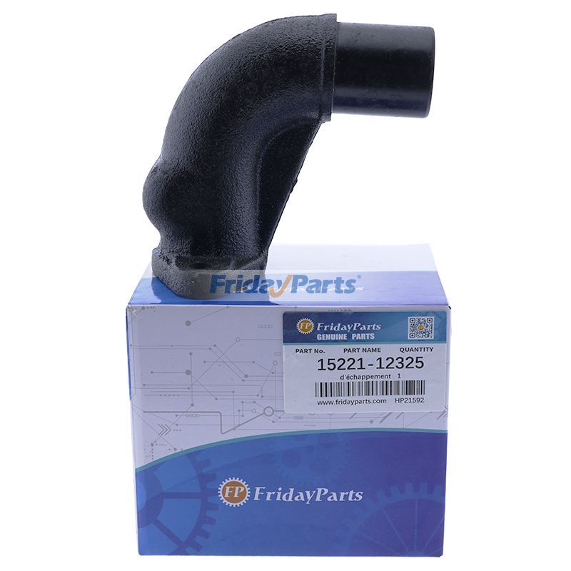 Abgaskrümmer-Winkelstück 15221-12325 15221-12324 15221-12320 für Kubota Traktor L175 L185 L225 L245 L1500 L1801 L2000 L2200 L2201