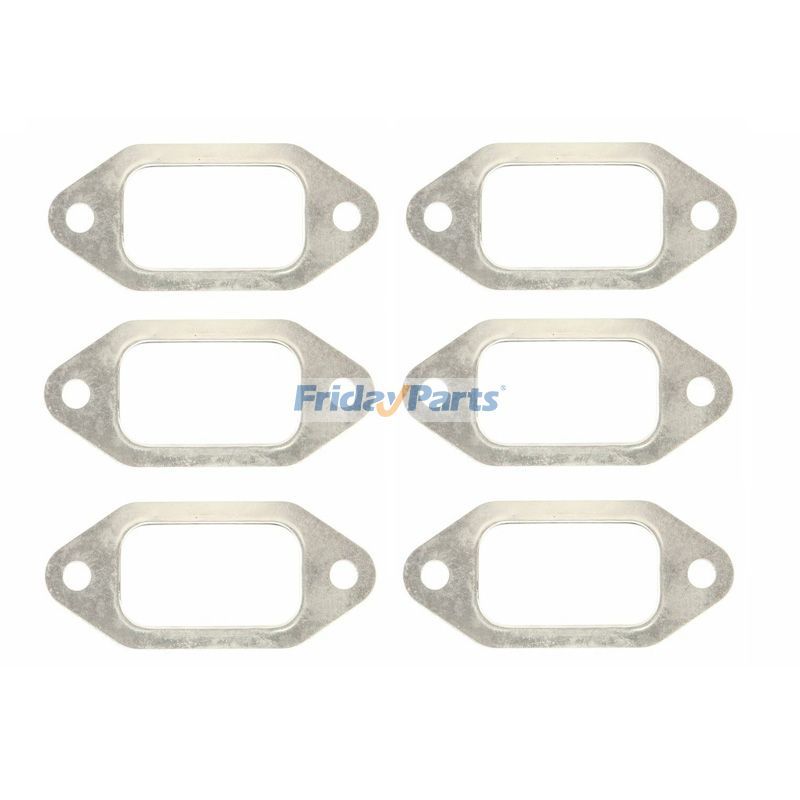 6 PCS Exhaust Manifold Gasket 0418 4904 for Deutz Engine F5L413R F6L413 F8L413 F10L413 F12L413