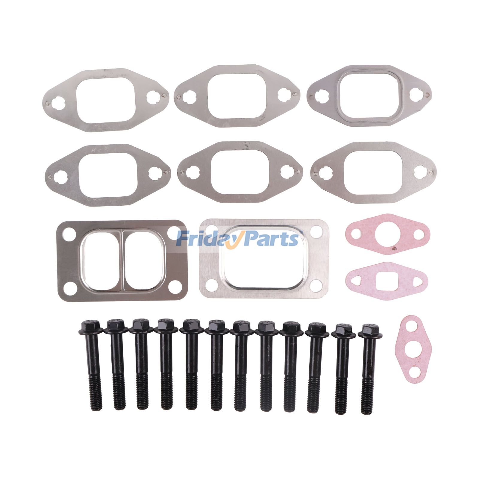 Abgaskrümmerdichtungsbolzensatz für Cummins-Motor B5.9 5.9L ISB Dodge Ram 1998-2006