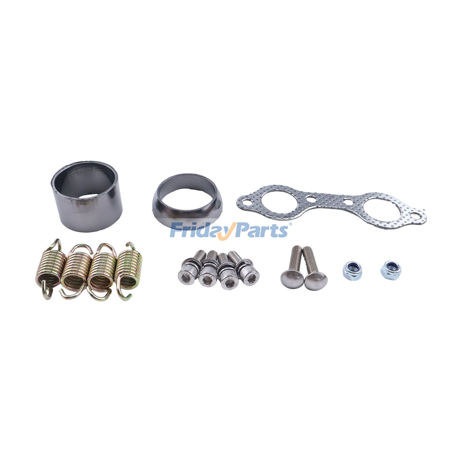 Exhaust Manifold Gasket Spring Rebuild Kit 3610047 5811511 7041687 for RZR Ranger 800 2011-2014