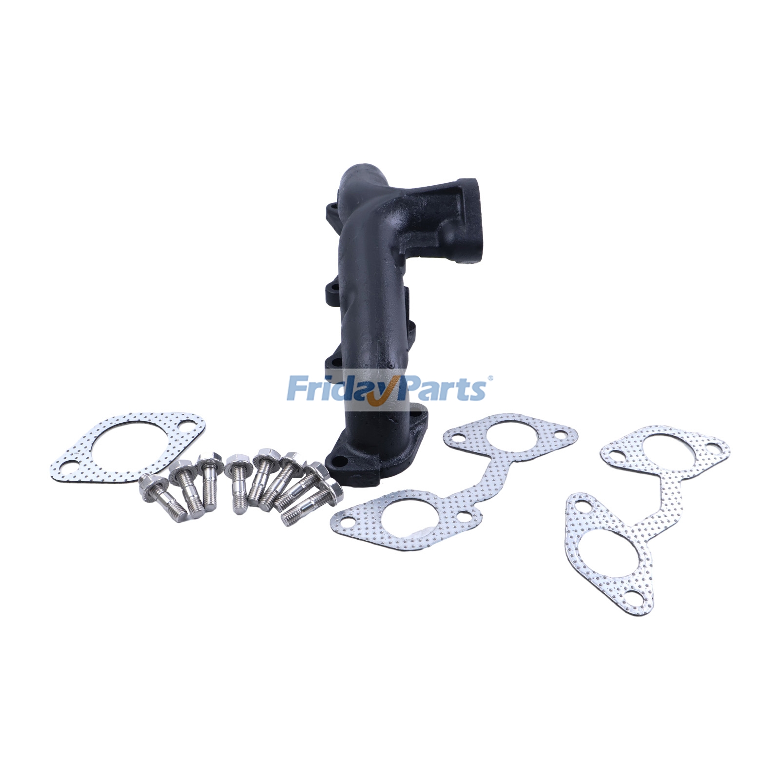 Kit de colector de escape 16661-12310 1A091-12350 1A091-12360 16661-12370 para motor Kubota V2403 V2203 para Motor  FridayParts