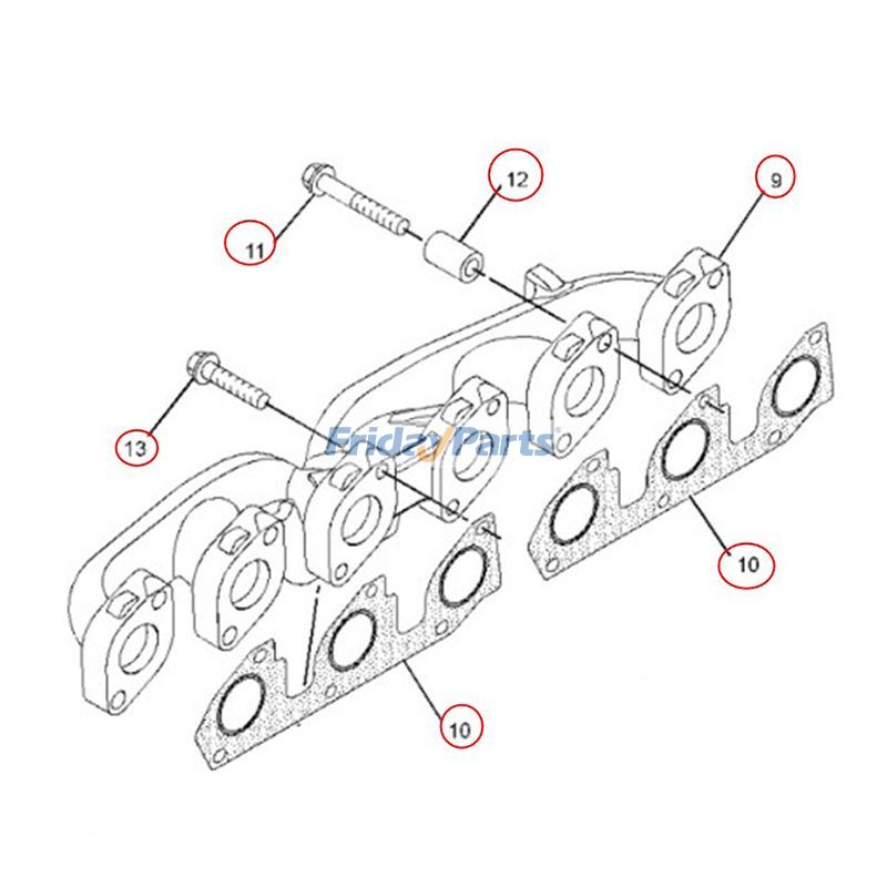 Exhaust Manifold Kit for Engine
