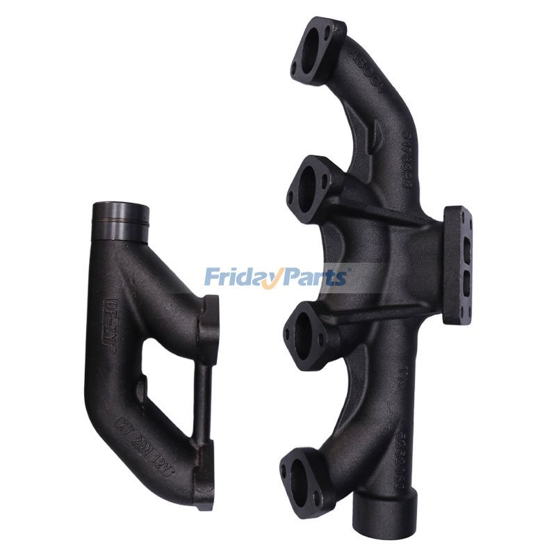 Engine,Loader Exhaust Manifold Long + Short