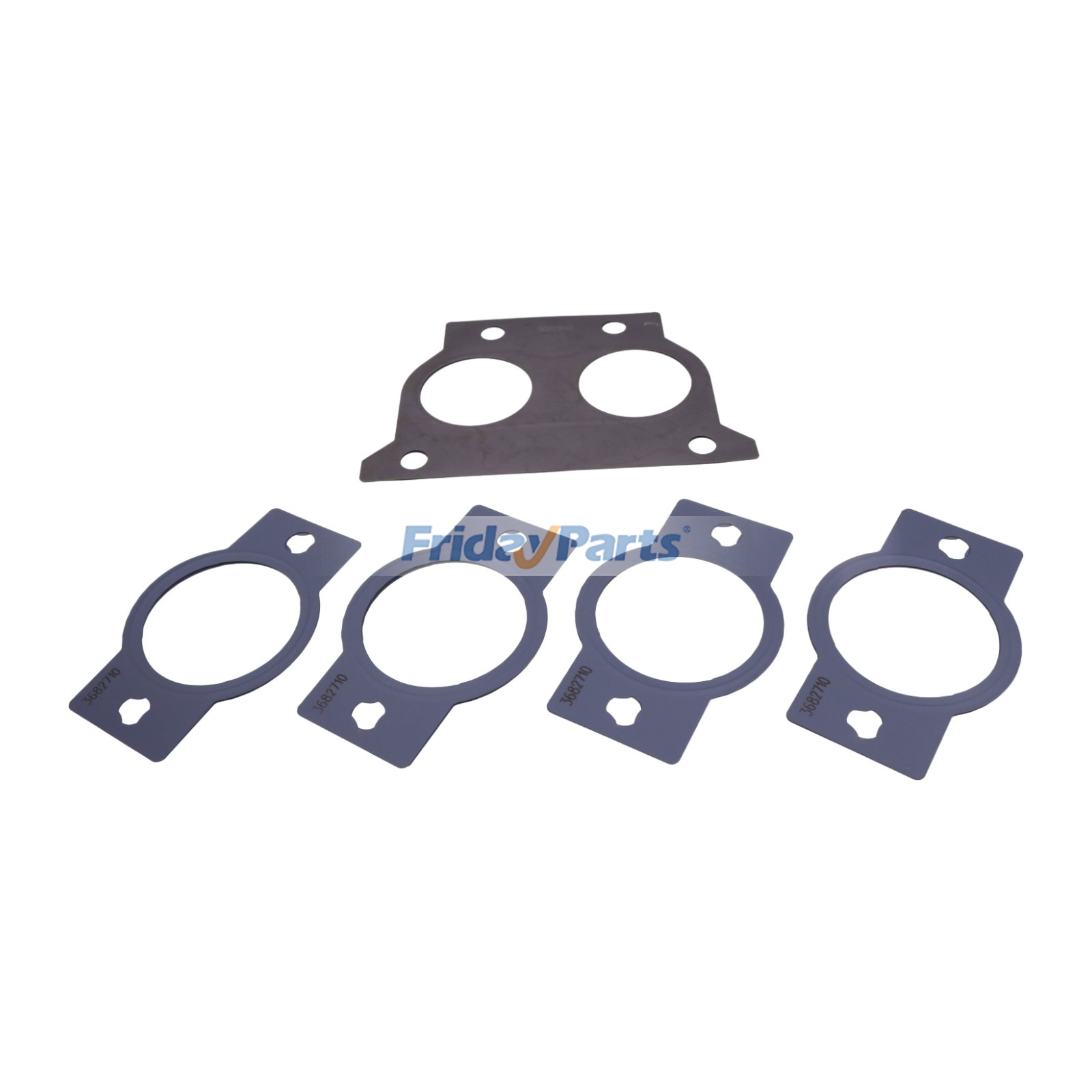 Exhaust Manifold Tube Gaskets Set compatible with Engine