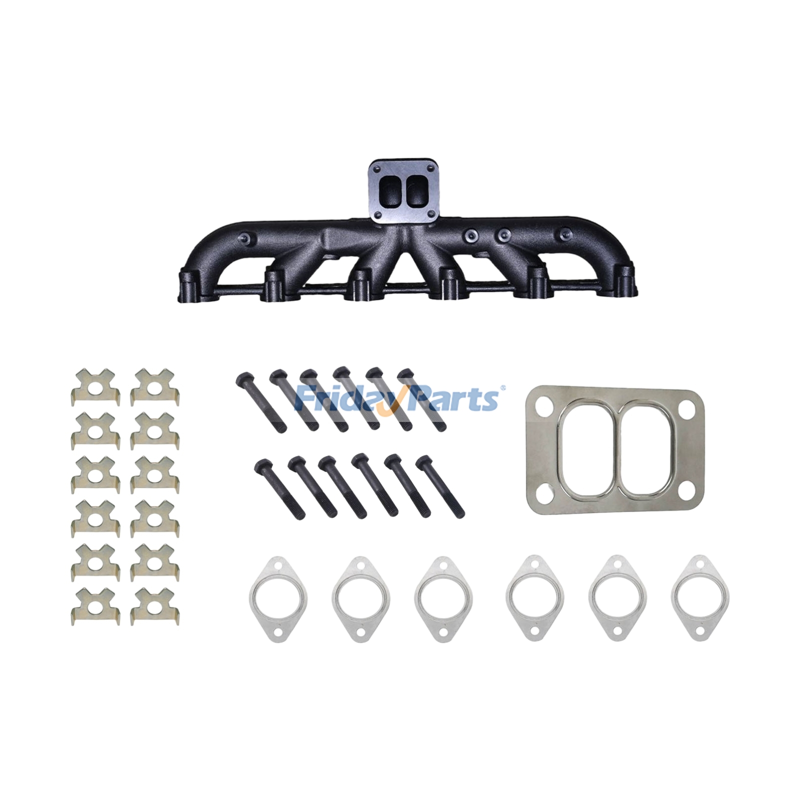 Exhaust Manifold Tube Kit J914708 J929537 3929778 J932063 J901356 for CASE 1850K New Holland DC180.B Dozer LW230.B Loader