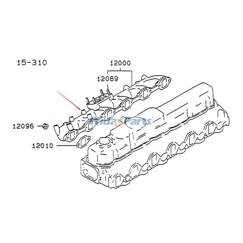 Exhaust Manifold Kobelco in Stock in China