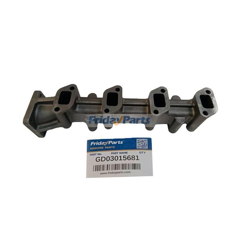Exhaust Manifold YM129640-13109 for Komatsu Engine 4D88E Excavator PC45MR-3 PC50MR-2 PC55MR-3