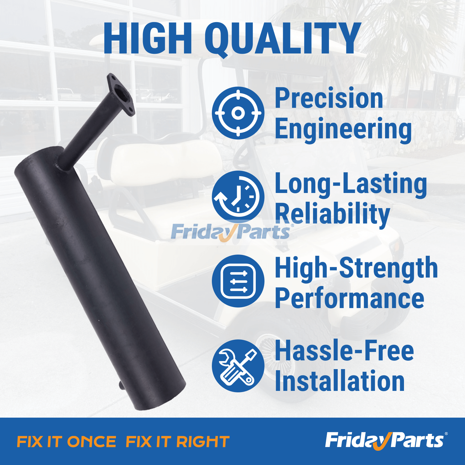 Golf Cart Exhaust Muffler