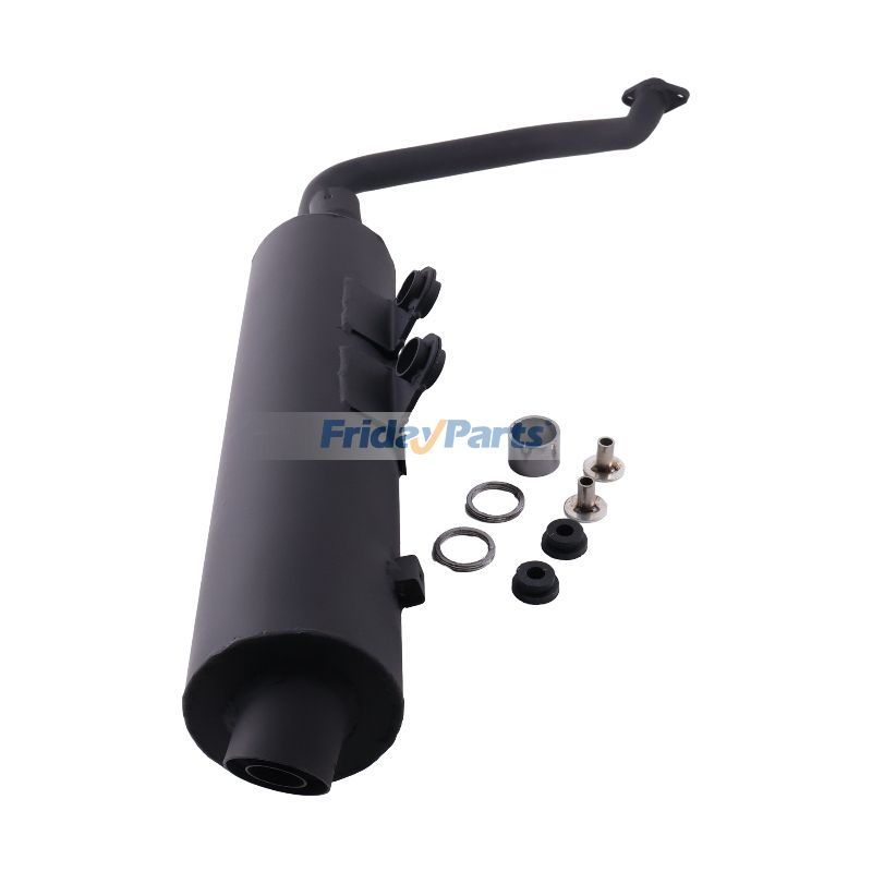 Silenciador de escape 18087-0077 GU1903MF119JO 18087-1178 para Kawasaki Prairie 650 KVF650A Brute Force 700 4x4 de FridayParts