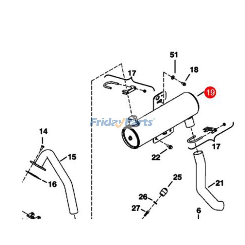 Exhaust Muffler in Stock in China