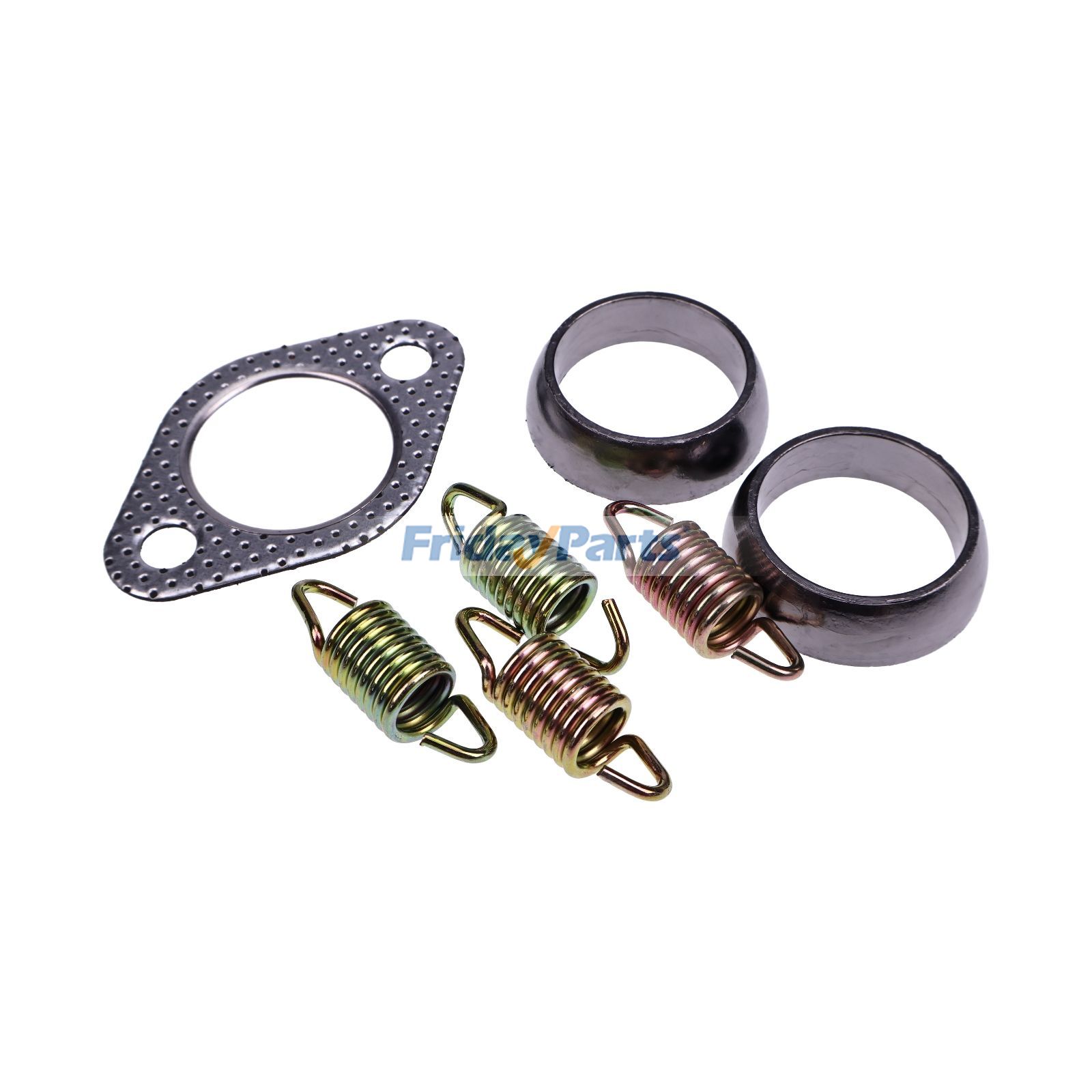 Exhaust Muffler Gasket Seal Spring Kit 3085075 for Polaris ATV UTV Ranger Hawkeye Sportsman 400 425 450 Worker 500