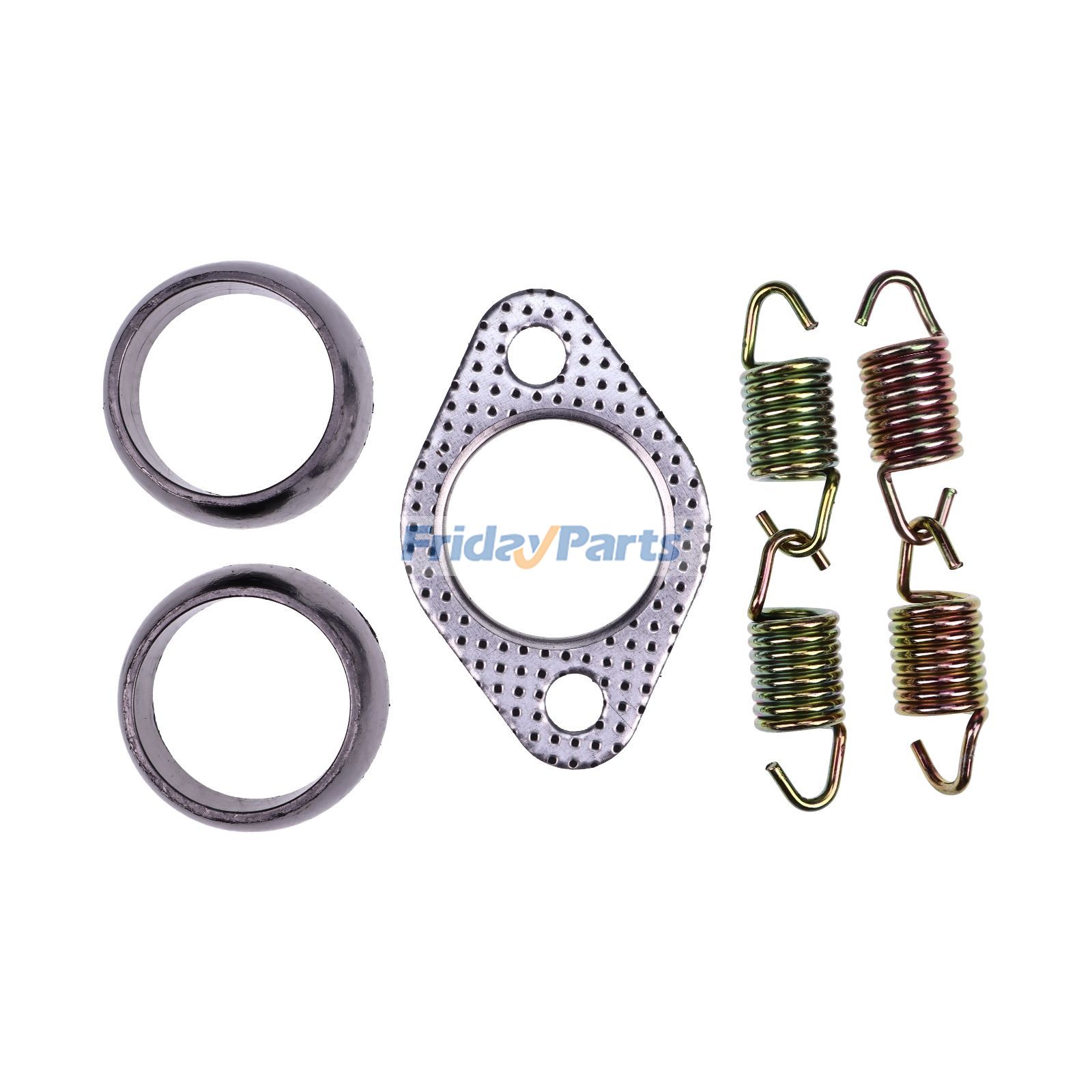  Exhaust Muffler Gasket Seal Spring Kit For Polaris