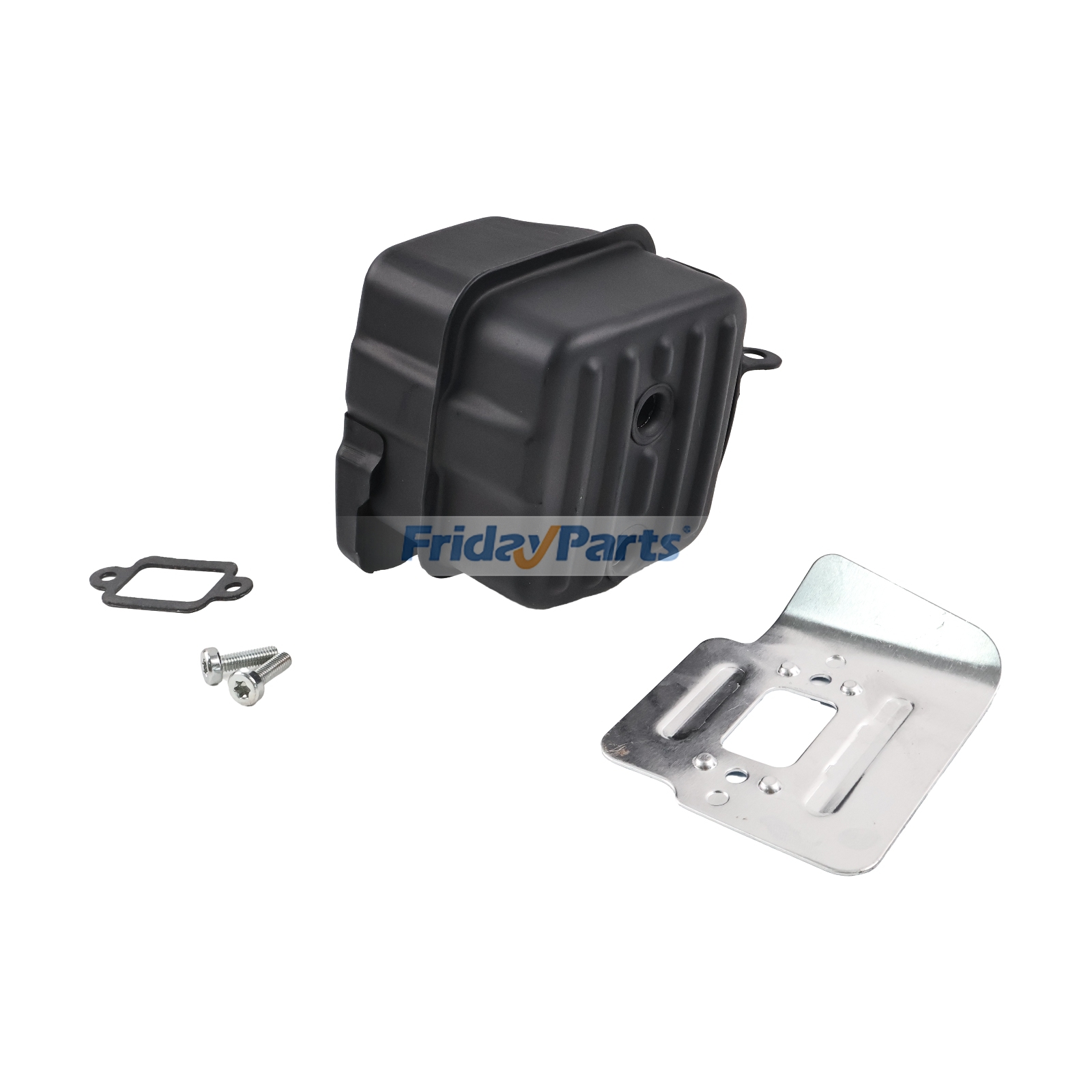 FridayParts Exhaust Muffler Silencer Kit 