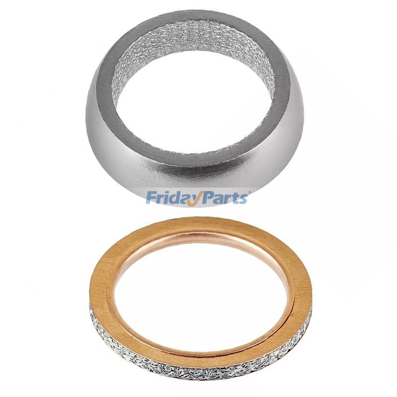 Exhaust Muffler Silencer Pipe Gasket Kit for Yamaha YXC700 YXM700 Viking 700 4X4