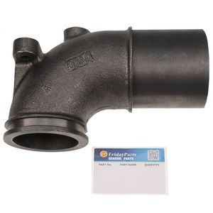 Tubo de escape 3910992 para motor Cummins 4BT 6BT QSB 4B3.9 B4.5 B5.9 ISB3.9 ISB5.9G QSB3.9