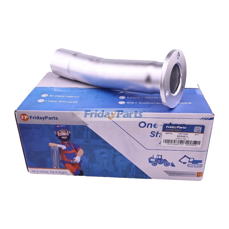 Auspuffrohr 8035871 für Isuzu Motor 4BD1 Hitachi Bagger EX120 EX150 EX120-1 EX150-1