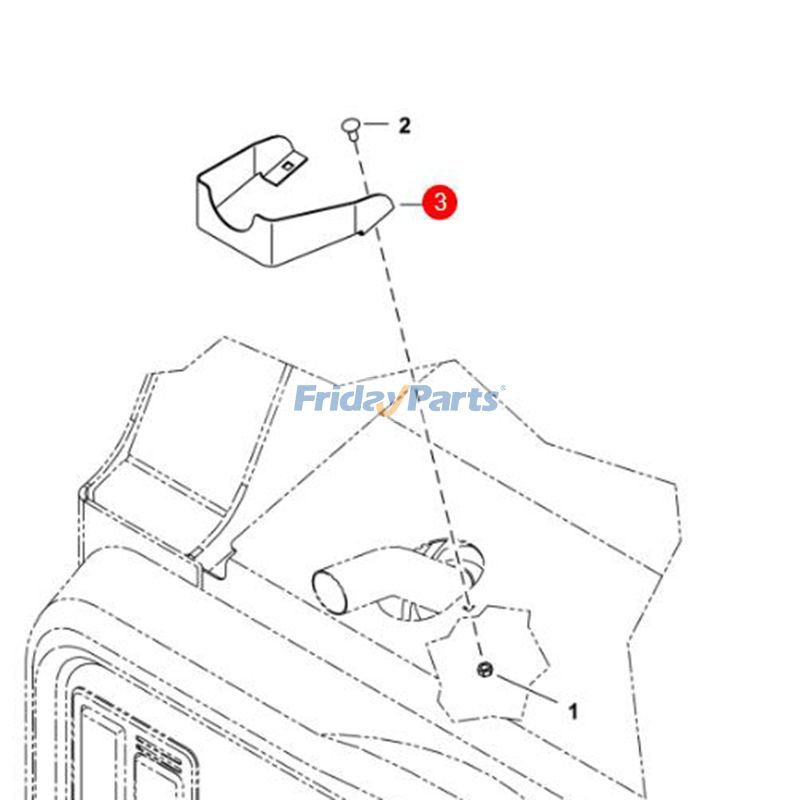 Exhaust Pipe Shield (European) T650 for Loader