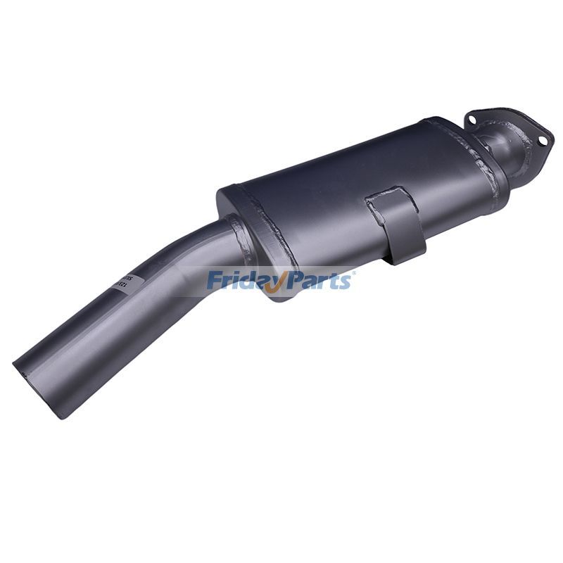 FridayParts Auspuff Schalldämpfer Schalldämpfer 3CX 4CX