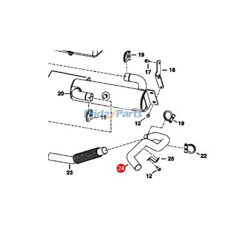 Exhaust Tube Toolcat 5600 for Others