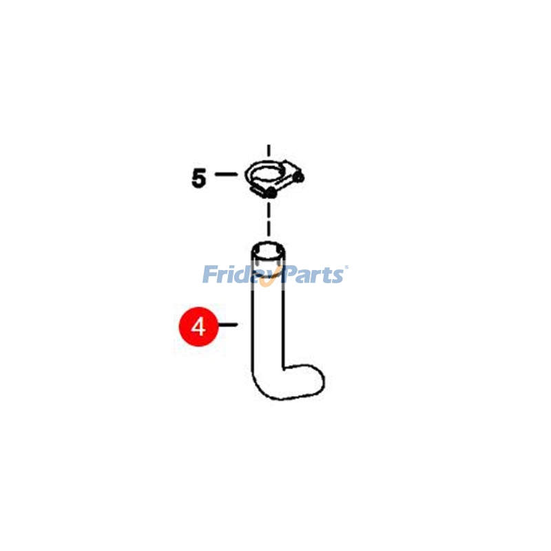 Exhaust Tube Pipe for Excavator