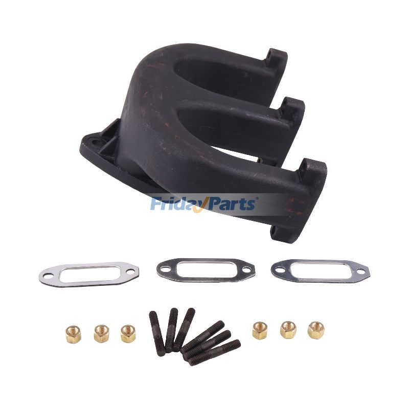 Colector de escape 02102339 para motor Deutz 912 913 914 de FridayParts