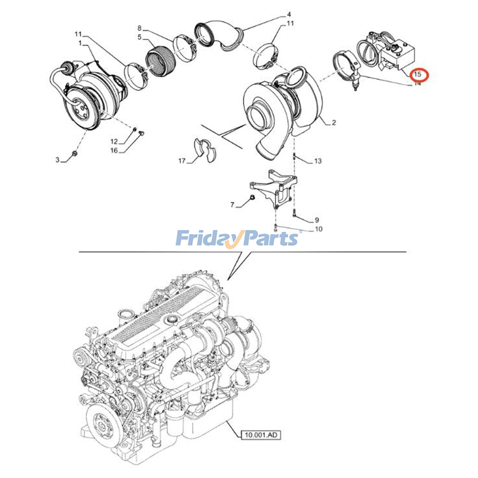 Collecteur d'échappementpour Moteur