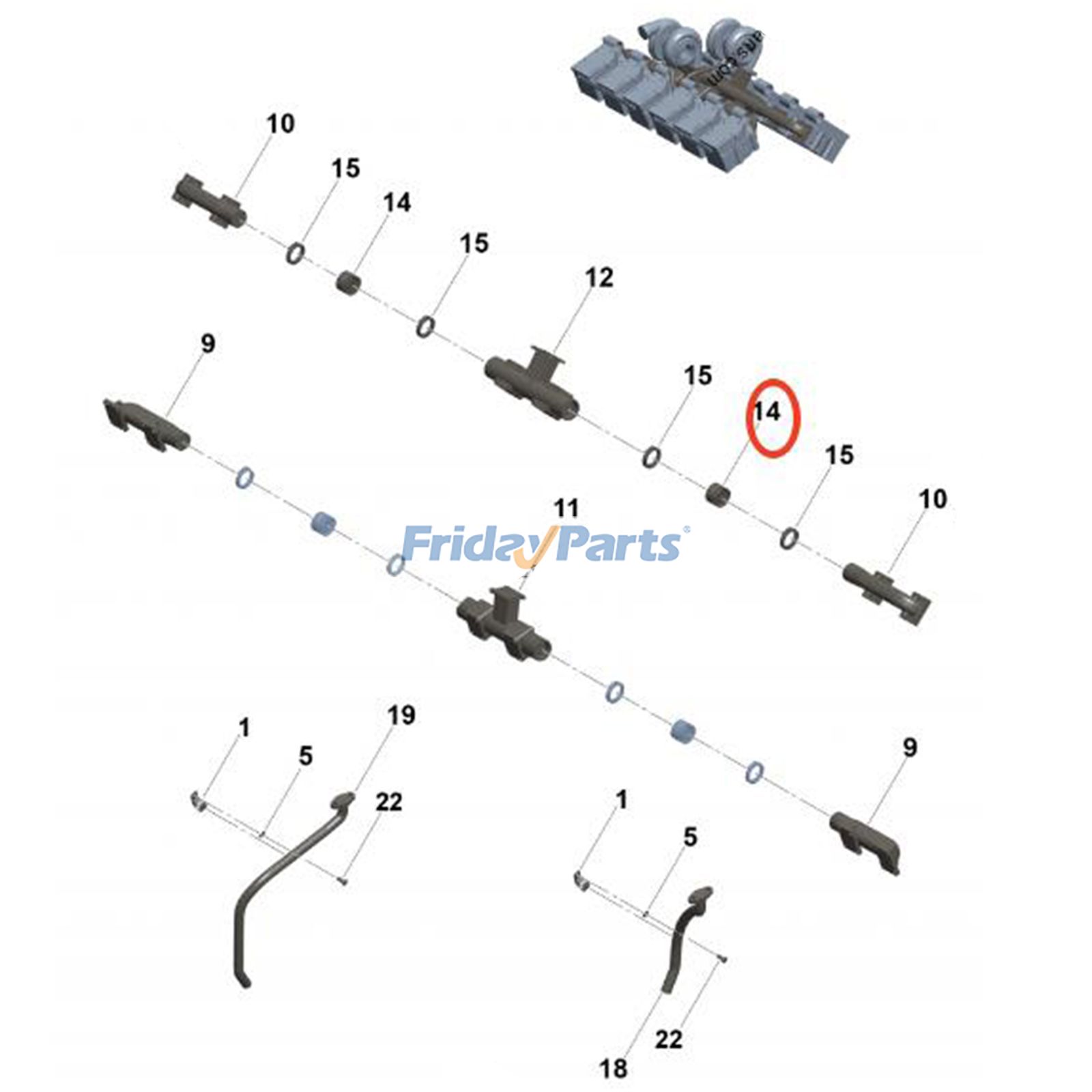 Exhaust Manifold Bellow for Engine