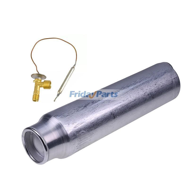 Expansion Valve 33770-96120 & Receiver Drier T0070-79270 for Kubota Tractor M100 M105 M108 M110 M120 M95X M125X M126X M135X M7580 M8580 M9580