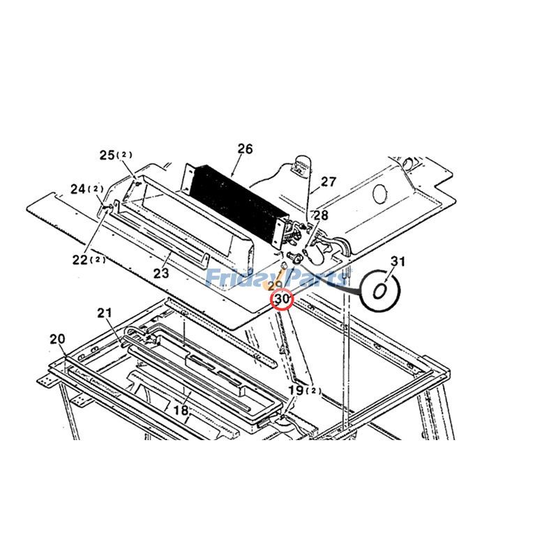 FridayParts Expansion Valve IH Windrower