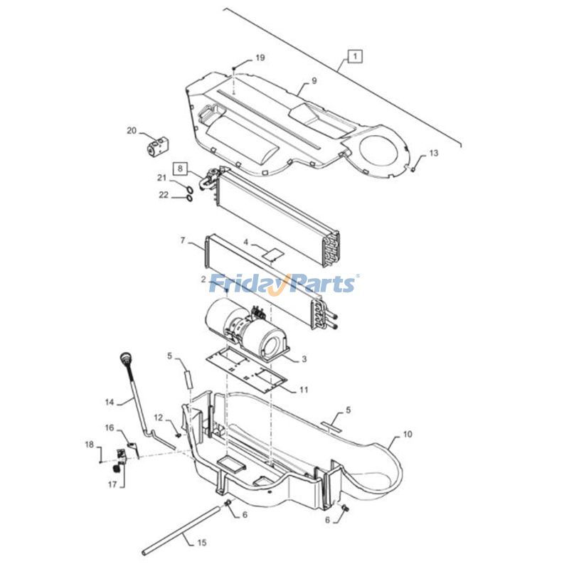 Válvula de expansión 87033212 para tractor New Holland TV145 TV6070 para Tractor Para New Holland FridayParts