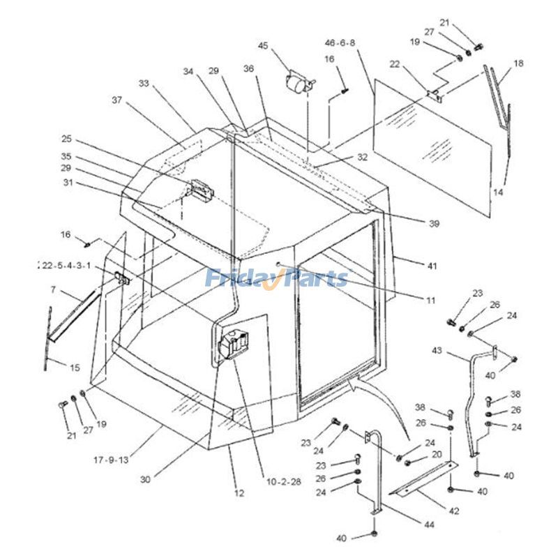 FridayParts Expansion Valveerpillar CAT 825B 931B 935B 768C 772B 773B 777 824B 920 930 988